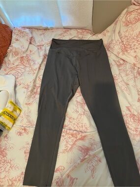 Gray Stretch Active Leggings